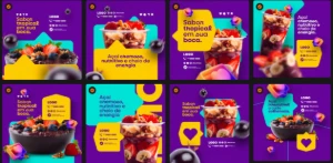 Arte Açaiteria PSD Premium (Design Editável e Profissional) - Outros