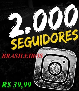 2 Mil Seguidores No Instagram (Brasileiros) - Social Media