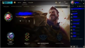Conta unranked ex gold honra 2 - League of Legends LOL