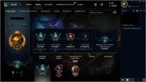 Conta League of Legends  plat 1 LOL