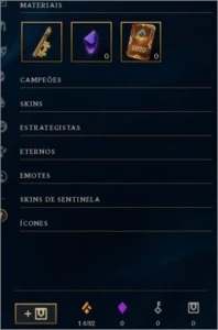 conta plat 4 - League of Legends LOL