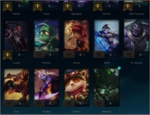 conta plat 4 - League of Legends LOL