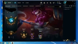Conta lol feita em 2014 - League of Legends