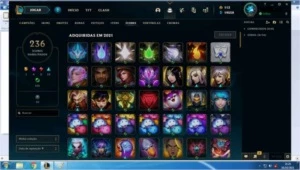 Conta lol feita em 2014 - League of Legends