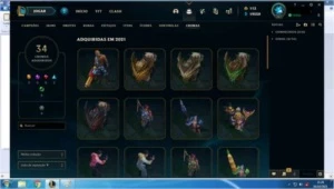 Conta lol feita em 2014 - League of Legends