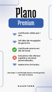 Certificado Apple - Premium - Outros