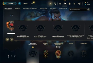 Conta Unraneked com 105 Champs e 108 Skins ( MAIN SUP ) - League of Legends LOL