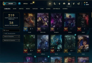 Conta Unraneked com 105 Champs e 108 Skins ( MAIN SUP ) - League of Legends LOL