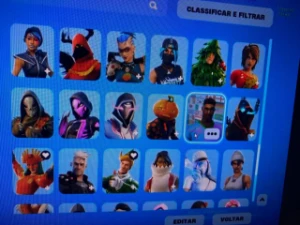 Conta fortnite 120 skins +picaretas e dancas