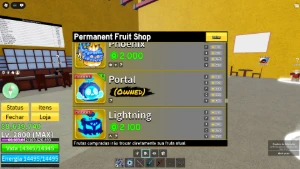Conta Blox fruits lv max com quase tudo do jogo - Roblox