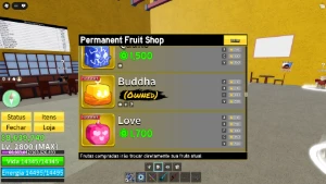 Conta Blox fruits lv max com quase tudo do jogo - Roblox