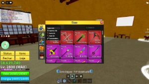 Conta Blox fruits lv max com quase tudo do jogo