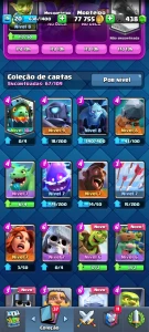 Nv 20 | 4150 trofeus |11 lendarias | +400 gemas | 4k de fich - Clash Royale