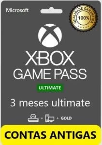 Xbox Gamepass Ultimate 3 Meses - 3 Códigos De 25 Digitos - Gift Cards