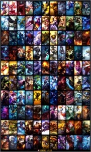 BORDA PLATINA PLATINA IV 103 SKINS - League of Legends LOL