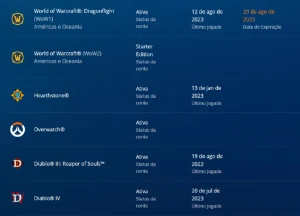 Vendo Conta Bnet com D4 Edição Digital Deluxe + WoW DF + D3 - Blizzard