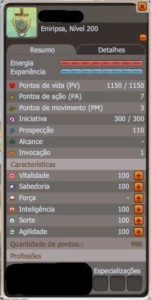 Eni lvl 200 full scroll Spiritia - Dofus