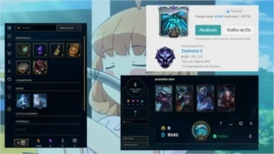 Conta Diamante 3 69% winhate - League of Legends LOL