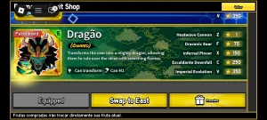 Conta bloxfruit com Dragon permanente - Roblox