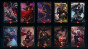 525 SKINS E RIVEN CAMPEONATO - League of Legends LOL