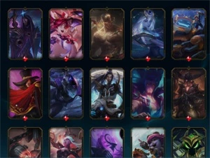 Conta LOL 344 skins, 363 ícones, 40 sentinelas e 42 cromas - League of Legends