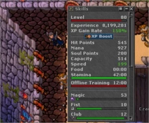 SORCERER LVL 80 COM 400K de Brinde - Tibia