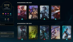 Vendo Conta Platina 1 No Lol  + 272 Skins - League of Legends