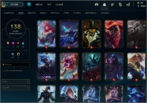 Conta de Lol 130 skin - League of Legends