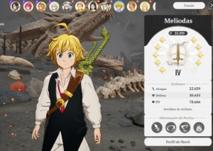 🔥 Conta 7Ds Origin — End Game / 140K+ Power / Speed Run - Seven Deadly Sins