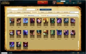 Conta ouro 5 (88pdl) 90 campeões, 60 skins - League of Legends LOL