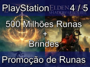 Elden Ring - 500 Milhões de Runas + Brindes - Ps4/Ps5