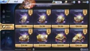 Saint Seiya Awakening servidor A1 TOP 50 SSA