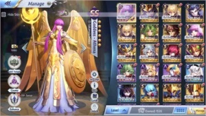 Saint Seiya Awakening servidor A1 TOP 50 SSA