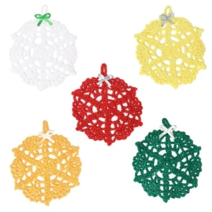 Kit Enfeite de Natal em crochê - Artesanato e Personalizados