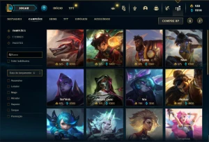 Prata 3 com 140 Champs e 96 Skins ( MAIN TOP ) - League of Legends LOL