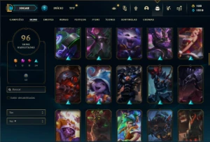 Prata 3 com 140 Champs e 96 Skins ( MAIN TOP ) - League of Legends LOL