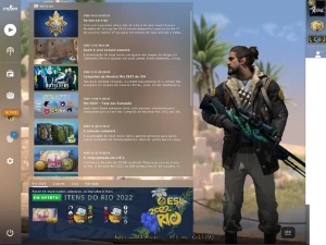 Cs:Go Conta global Com $$$ E OUTROS JOGOS - Counter Strike