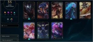 CONTA LEAGUE OF LEGENDS PRATA (EMAIL) & VARIAS SKINS LOL