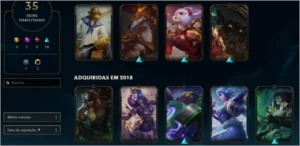 CONTA LEAGUE OF LEGENDS PRATA (EMAIL) & VARIAS SKINS LOL