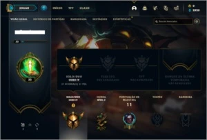 Conta ouro 4 com 3 skins e 27  champs - League of Legends LOL
