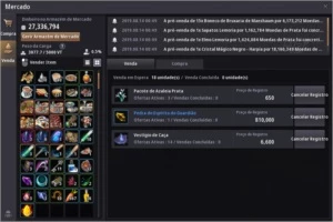 Conta Black Desert