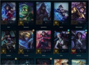 Conta lv44 platina 4 na soloq/flex smurf com nick raro - League of Legends LOL