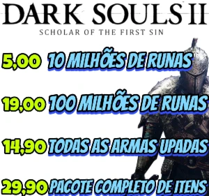 Dark Souls Softs  2-Almas, armaduras, armas, aneis (PS4/PS5)
