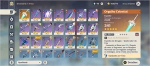 Genshin impact ar44 raiden shogun + eula + espadao + diluc