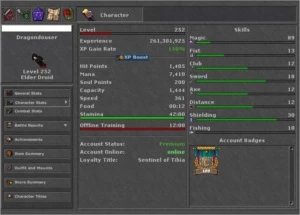 ED 252 VENEBRA ML 89 + ferumbras dummy - Tibia