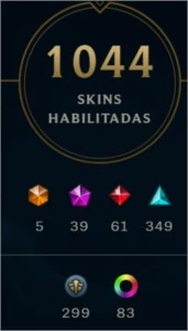 Conta LoL Todas skins, Valorant c/ skins e mais - League of Legends