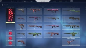 CONTA DE VALORANT DIAMANTE, COM VÁRIAS SKINS MMR ALTO!!!!!