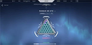 CONTA DE VALORANT DIAMANTE, COM VÁRIAS SKINS MMR ALTO!!!!!