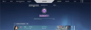 CONTA DE VALORANT DIAMANTE, COM VÁRIAS SKINS MMR ALTO!!!!!
