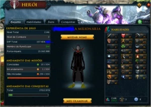 Vendo conta skiller Nivel 3 Runescape RS